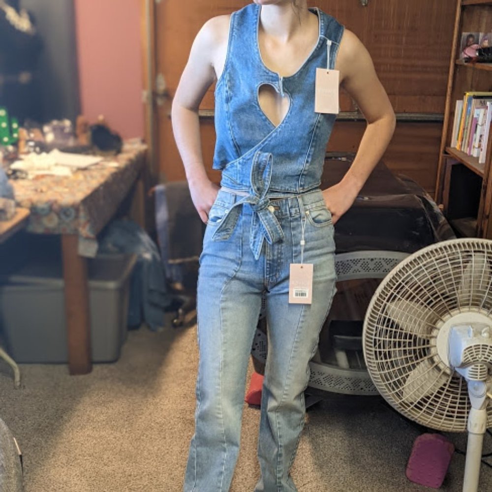 Revice Denim Heart Full Outfit